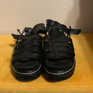 Steve madden gladiator platform sandals